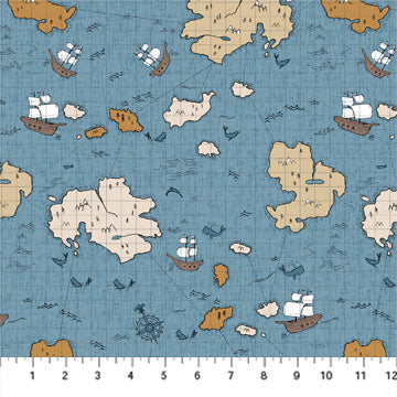 Calm Waters -  Map - Blue