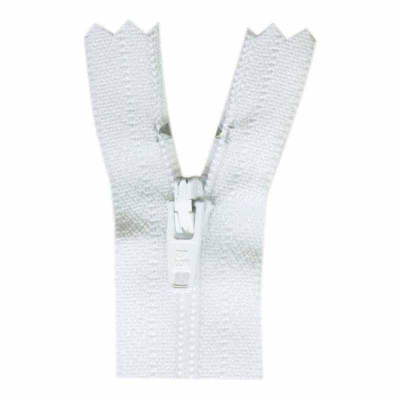 35 cm /  14" Zipper - 501 White