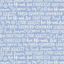 Lemon Fresh - Text - Light Blue
