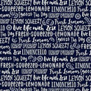 Lemon Fresh - Text - Navy