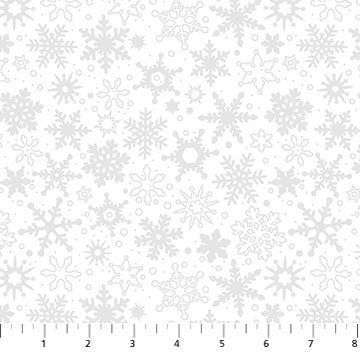 Basically Black and White - Snowfall - Silver Metallic