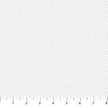 Basically Black and White - Spotty - White on White