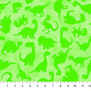 Dino Days - Dino Silhouettes Green