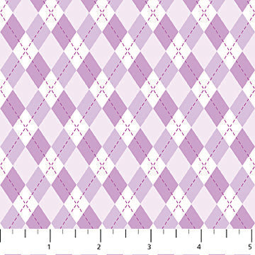 Spring Chickens - Argyle - Lilac