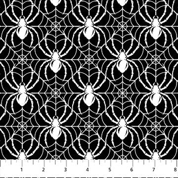 Frightful - Creepy Crawly - Spiders - Black and White