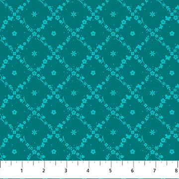 Easter Brunch - Garden Grid - Turquoise