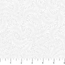 Basically Black and White - Fronds  - White on White