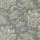 108" Wide Backing  - Etchings - Tonal Floral -  Charcoal