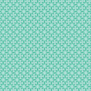 Blooming Denim - Geo Floral - Aqua