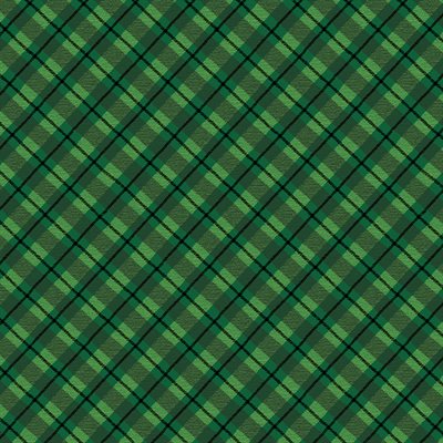 Holiday Farmhouse - Plaid - Green