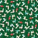 Happy Llamadays - Small Llamas - Green
