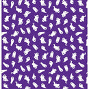 Black and Boo -Ghosts - Purple - Glow in the Dark