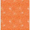 Black and Boo - Large Webs - Orange - Glow in the Dark