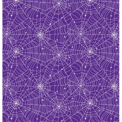 Black and Boo - Large Spider Webs - Purple - Glow in the Dark