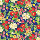 Island Time - Flowers - Navy