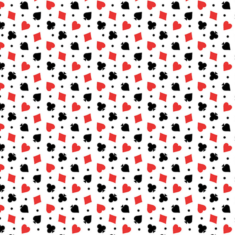 Let's Play - Suits of Cards - White