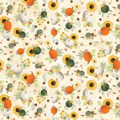 Enchanted Forest - Pumpkin Patch - Cream