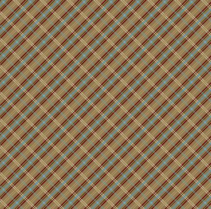 Enchanted Forest - Plaid - Brown
