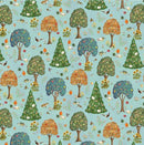 Enchanted Forest - Trees - Blue