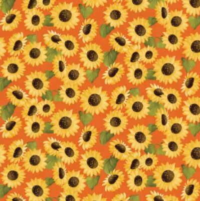 Enchanted Forest - Sunflowers - Orange