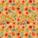 Give Thanks - Leaves - Orange