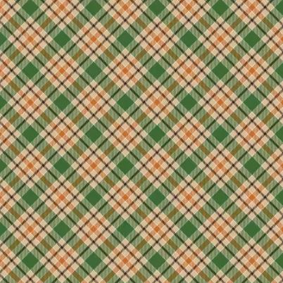 Give Thanks - Plaid - Green
