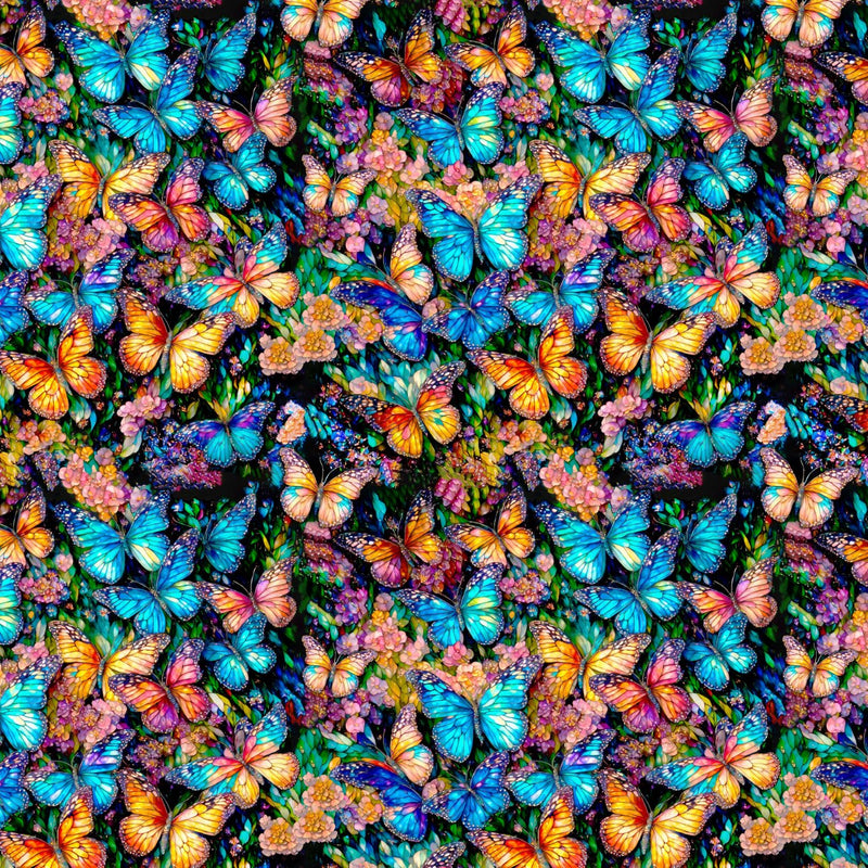 Gigi In The Garden - Stained Glass Butterfly