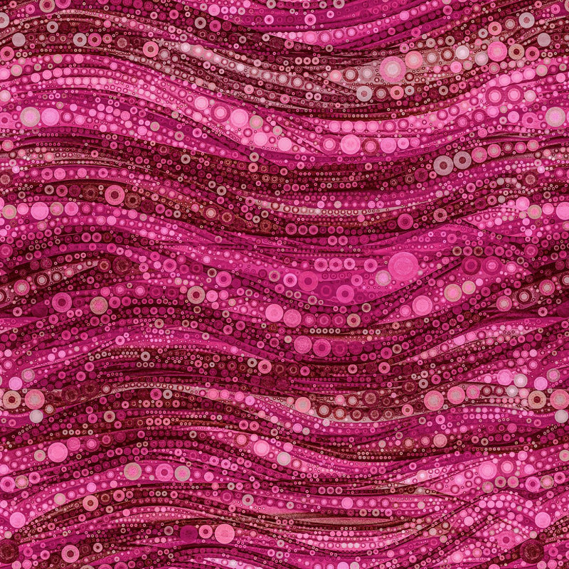Gigi In The Garden - Abstract Circles - Pink