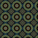 Moon and Sun - Geo Medallion - Black