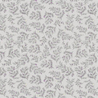 Bee Haven - Leaf Branches - Grey