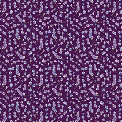 Bee Haven - Tiny Floral - Violet