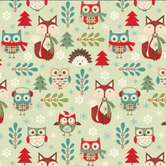 Owl Be Home for Christmas - Main - Green