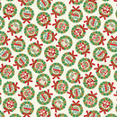 Owl Be Home for Christmas - Owls Wreaths - Cream