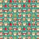 Owl Be Home for Christmas - Owls - Teal