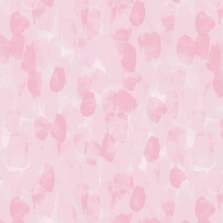 Brush Strokes 108" Wide Backing  - Barely Pink