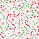 Snowtime - Candy Canes - Winter White