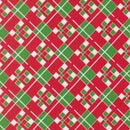 Snowtime - Plaid - Poinsettia Red