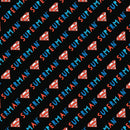 Superman Logo Doodle on Black