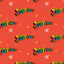 Superman Emblem Doodle - Red