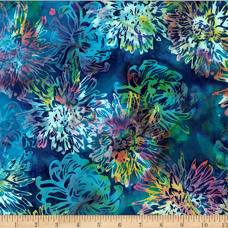 Bali Batik - Blooms - Rainbow