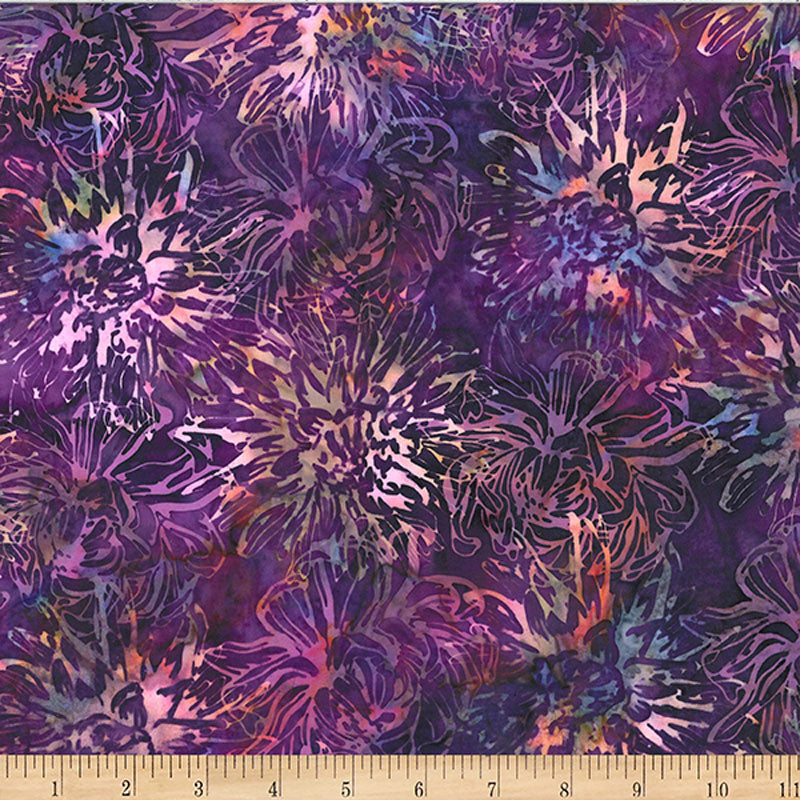 Bali Batik - Blooms - Wild Berry