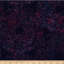 Bali Batik - Fireworks - Eggplant