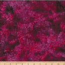 Bali Batik - Fireworks - Burgundy
