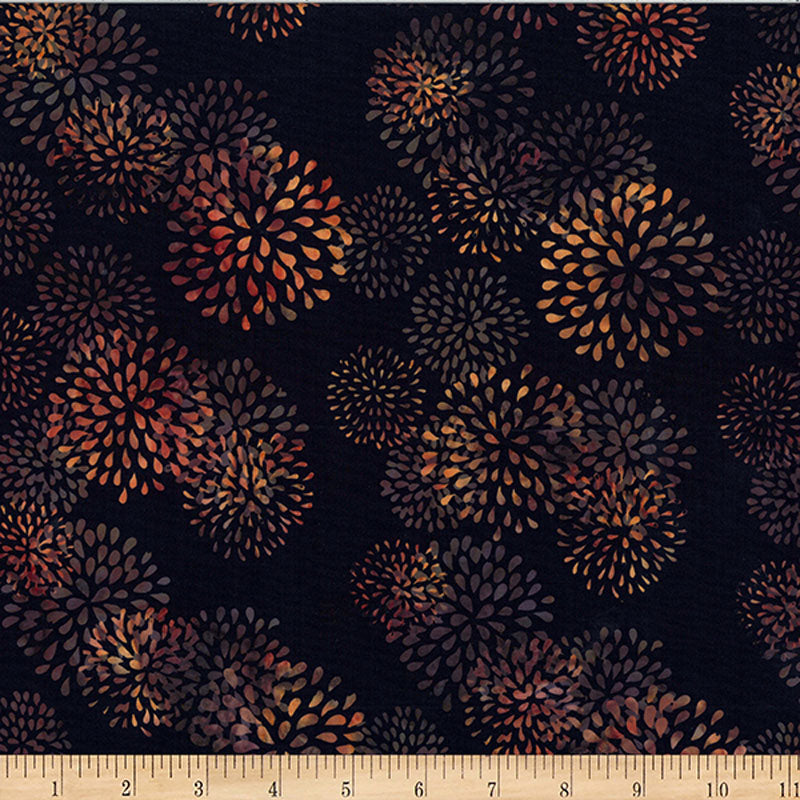 Bali Batik - Chrysanthemums - Spice