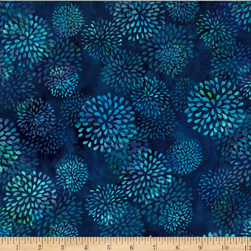 Bali Batik - Chrysanthemums - Macaw