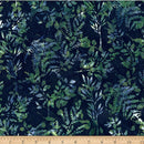 Bali Batik -  Forest Floor - Black Jade