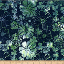 Bali Batik -  River Walk - Black Jade