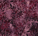 Bali Batik -  Leafy - Plum