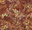 Bali Batik -  Leafy - Pecan