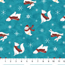 Woodland Wishes - Bear Toss - Teal